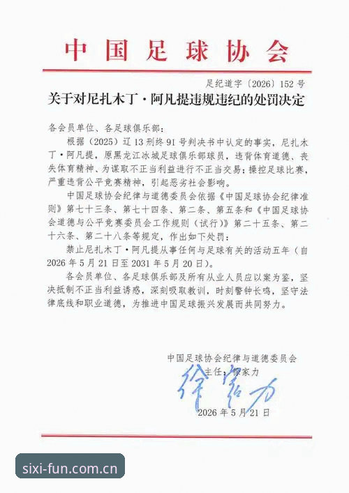 四喜体育官方网站 中国足协第三批禁足名单深度评测:65人受罚,行业生态迎来重构